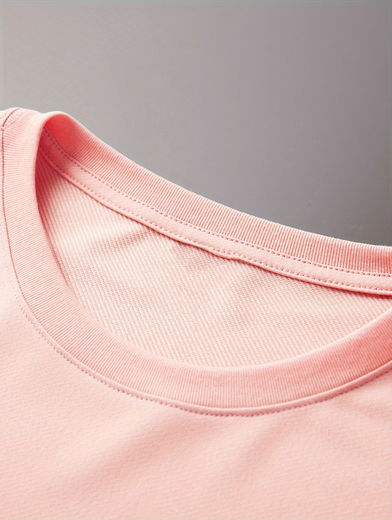 Kids' Summer Casual Crew Neck T-Shirt, Polyester 100% Knitted Fabric with Slight Stretch, Regular Fit with Alphabet Pattern, Boys' Short Sleeve Top for Outdoor Activities