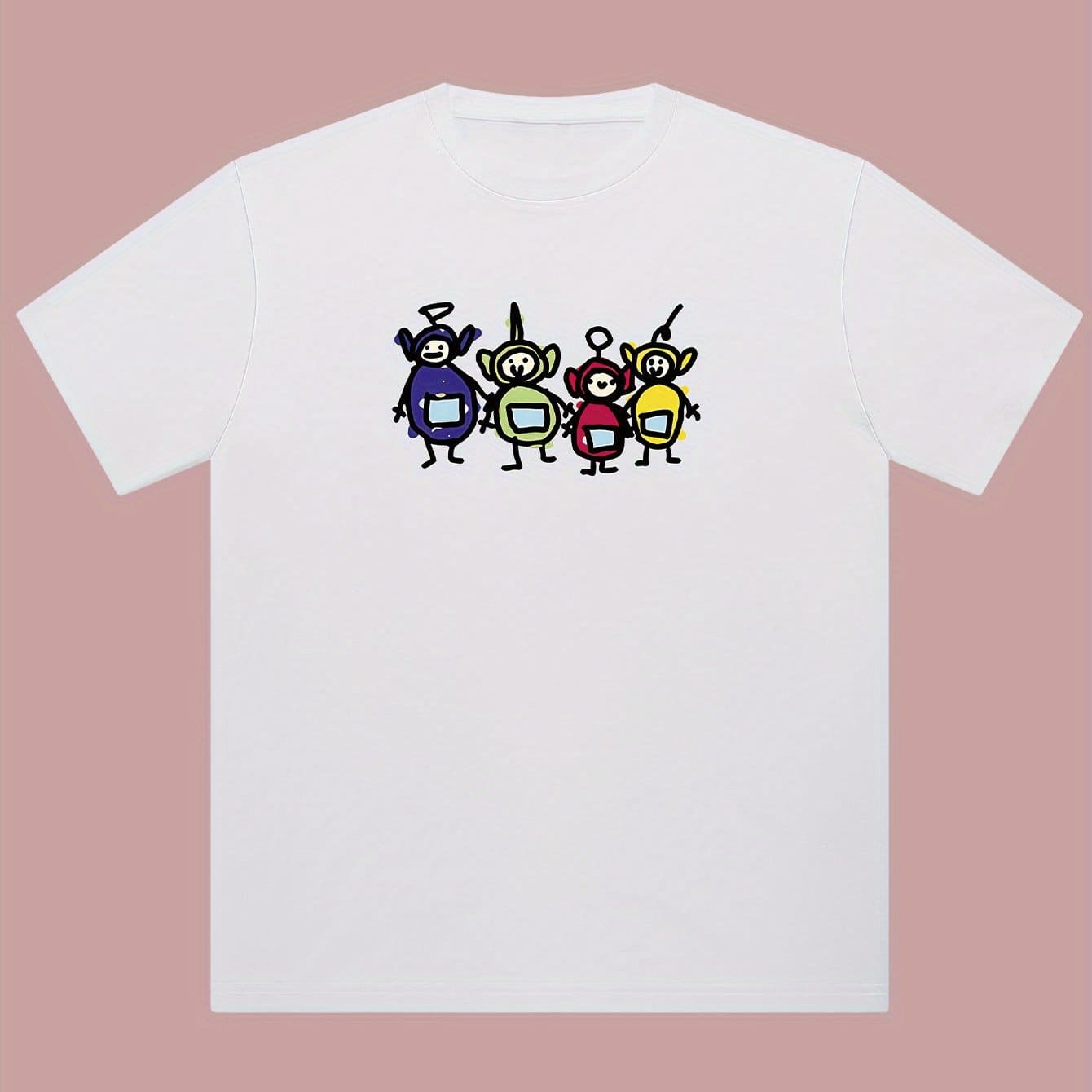 Fun & Playful Printed Cotton T-Shirt for Men - Casual Crew Neck, Short Sleeve Tee with Unique Designs, Machine Washable - Perfect for Summer