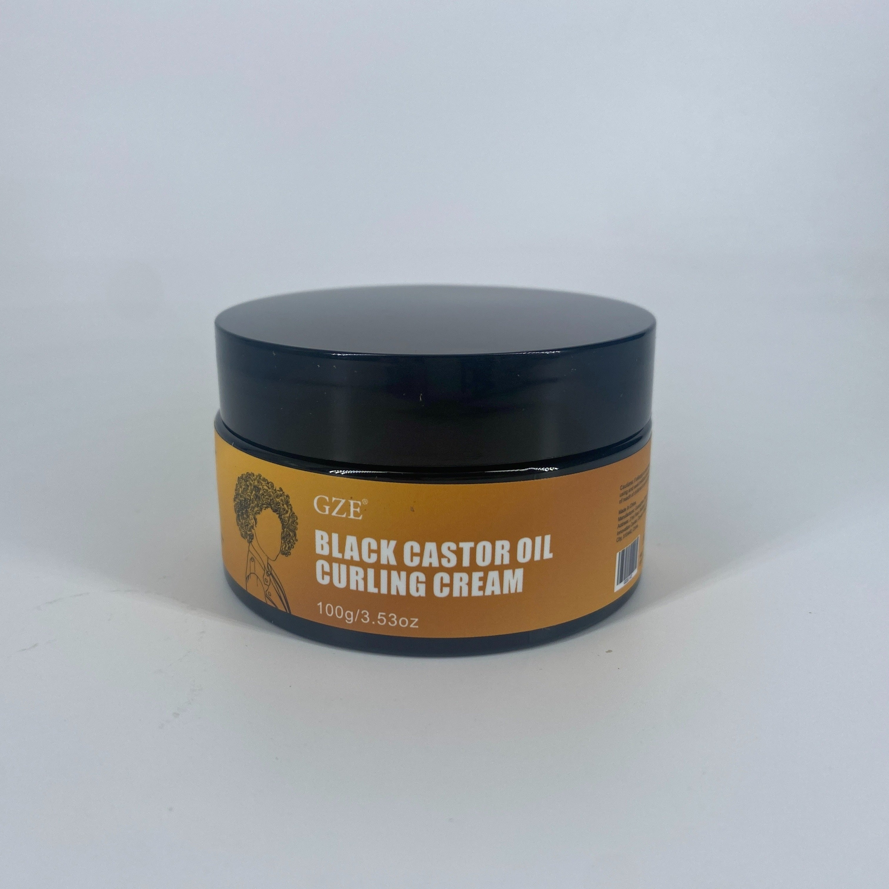 100g Black Castor Oil Curling Cream, Natural Curl Defining Cream, To Define All Natural Curl Types & Hair Textures